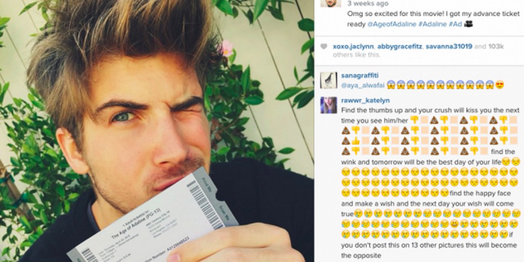 Joey Graceffa's branded post for 'Age of Adaline' got 103,000 likes, but how many impressions?