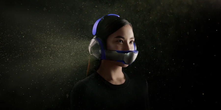Dyson’s futuristic new headphones double as an air purifier for your face