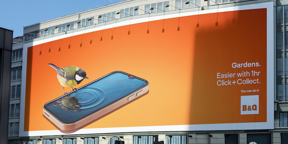 Playful OOH From B&Q Helps DIYers Ease Into Spring